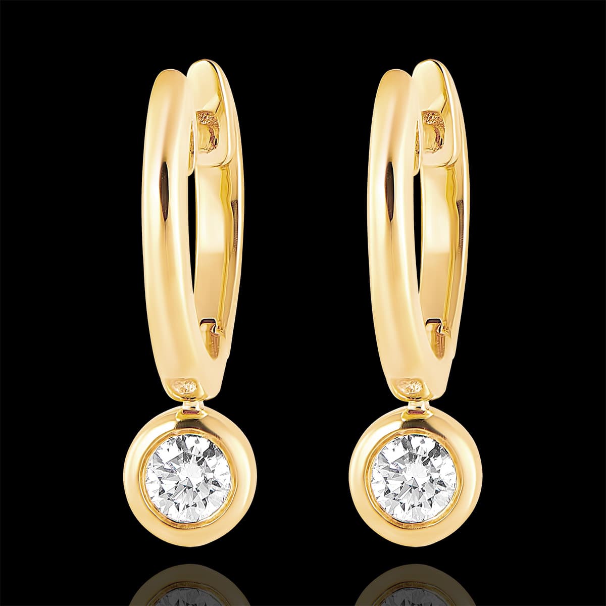 Créoles diamant